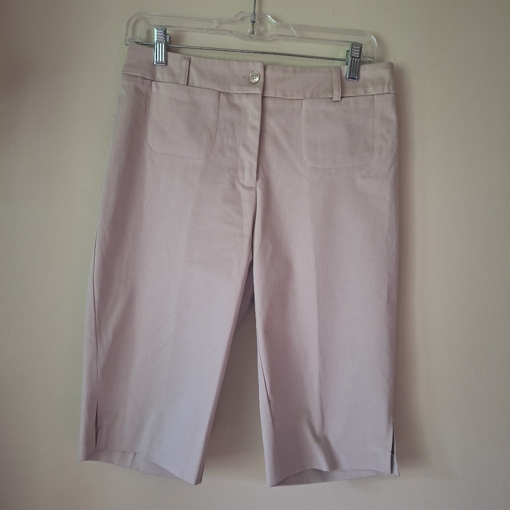 Tribal Bermuda Shorts NWT Stretch Extensible Favorite Light Tan Dressy Size 4